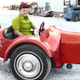 Illustration for article titled The engineering behind this drivable, two-wheeled car is fascinating.